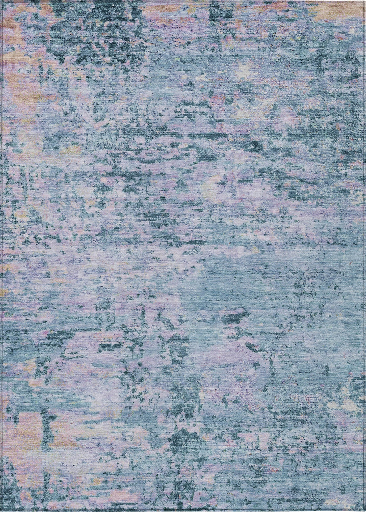 Piper Looms Chantille Modern ACN1723 Blue Machine Washable Area Rug main image