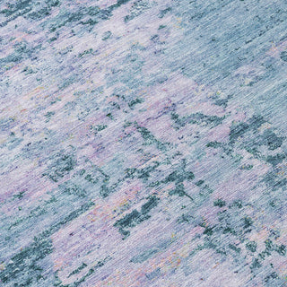 Piper Looms Chantille Modern ACN1723 Blue Machine Washable Area Rug Swatch Image