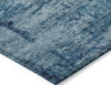 Piper Looms Chantille Modern ACN1723 Denim Machine Washable Area Rug Corner Image