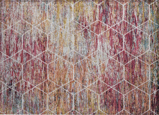 Piper Looms Chantille Geometric ACN1724 Pink Machine Washable Area Rug Scatter Main Image