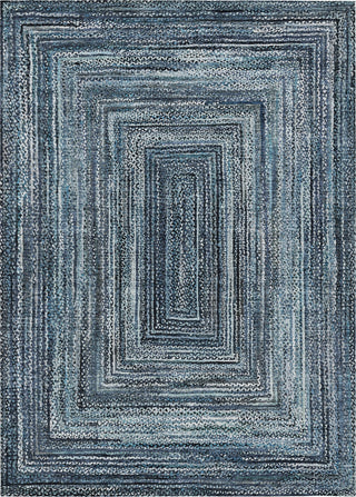 Piper Looms Chantille Geometric ACN1725 Blue Machine Washable Area Rug main image