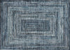 Piper Looms Chantille Geometric ACN1725 Blue Machine Washable Area Rug Scatter Main Image