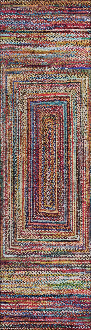 Piper Looms Chantille Geometric ACN1725 Paprika Machine Washable Area Rug Runner Main Image