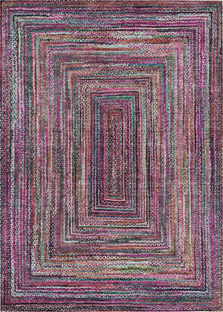 Piper Looms Chantille Geometric ACN1725 Pink Machine Washable Area Rug main image