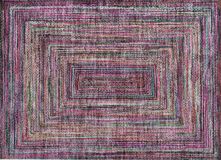 Piper Looms Chantille Geometric ACN1725 Pink Machine Washable Area Rug Scatter Main Image