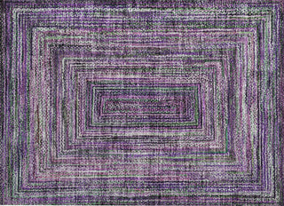 Piper Looms Chantille Geometric ACN1725 Purple Machine Washable Area Rug Scatter Main Image