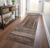 Piper Looms Chantille Geometric ACN1725 Terracotta Machine Washable Area Rug Runner Lifestyle Image Feature