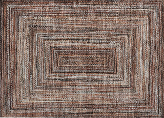 Piper Looms Chantille Geometric ACN1725 Terracotta Machine Washable Area Rug Scatter Main Image