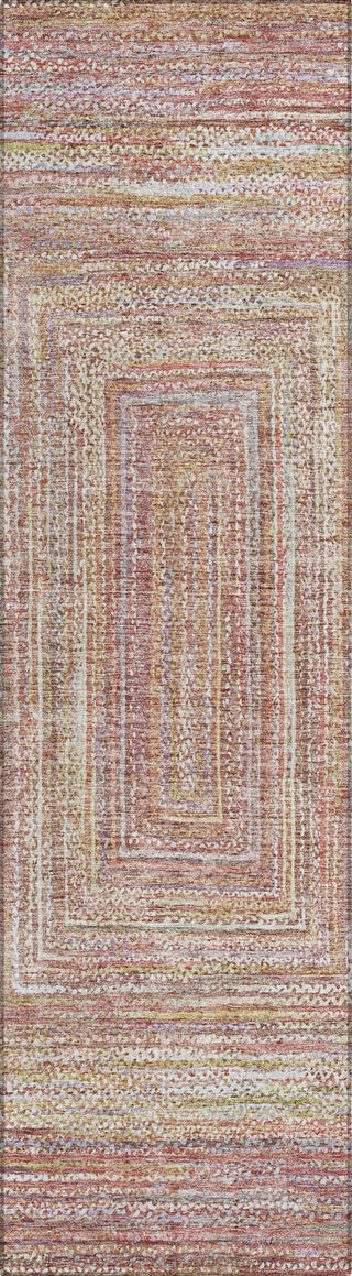 Piper Looms Chantille Geometric ACN1726 Paprika Machine Washable Area Rug Runner Main Image