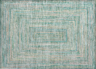 Piper Looms Chantille Geometric ACN1726 Teal Machine Washable Area Rug Scatter Main Image