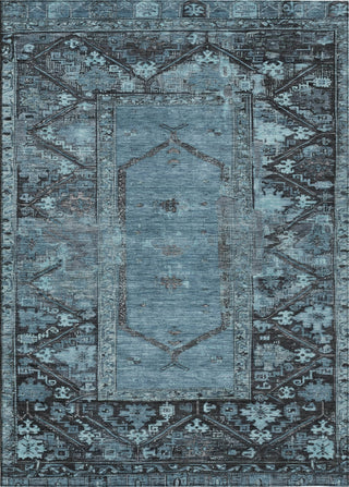 Piper Looms Chantille Global ACN1727 Blue Machine Washable Area Rug main image