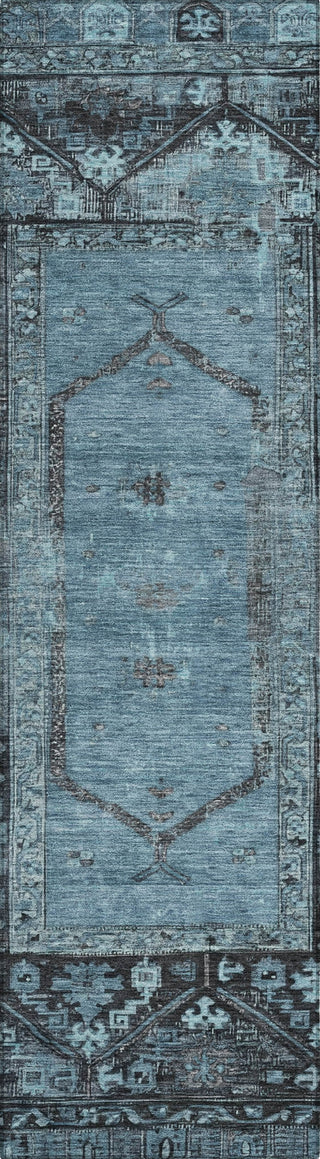 Piper Looms Chantille Global ACN1727 Blue Machine Washable Area Rug Runner Main Image