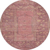 Piper Looms Chantille Global ACN1727 Blush Machine Washable Area Rug Round Main Image