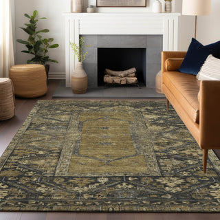Piper Looms Chantille Global ACN1727 Brown Machine Washable Area Rug Lifestyle Image Feature
