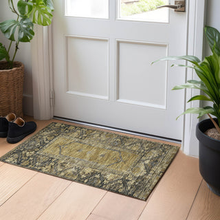 Piper Looms Chantille Global ACN1727 Brown Machine Washable Area Rug Scatter Lifestyle Image Feature