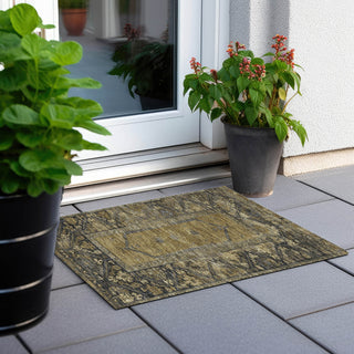 Piper Looms Chantille Global ACN1727 Brown Machine Washable Area Rug Scatter Outdoor Lifestyle Image Feature