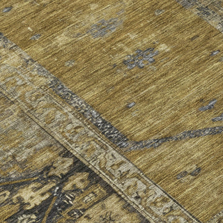 Piper Looms Chantille Global ACN1727 Brown Machine Washable Area Rug Swatch Image