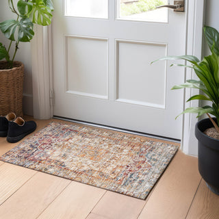 Piper Looms Chantille Global ACN1728 Copper Machine Washable Area Rug Scatter Lifestyle Image Feature