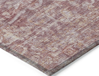 Piper Looms Chantille Global ACN1728 Paprika Machine Washable Area Rug Corner Image