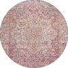 Piper Looms Chantille Global ACN1728 Paprika Machine Washable Area Rug Round Main Image