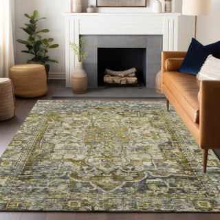 Piper Looms Chantille Global ACN1728 Pewter Machine Washable Area Rug Lifestyle Image Feature