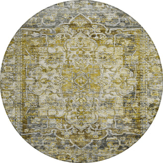 Piper Looms Chantille Global ACN1728 Pewter Machine Washable Area Rug Round Main Image