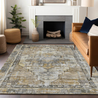 Piper Looms Chantille Global ACN1729 Brown Machine Washable Area Rug Lifestyle Image Feature