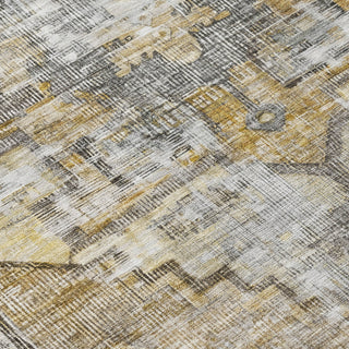 Piper Looms Chantille Global ACN1729 Brown Machine Washable Area Rug Swatch Image