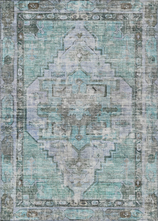 Piper Looms Chantille Global ACN1729 Teal Machine Washable Area Rug main image