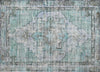 Piper Looms Chantille Global ACN1729 Teal Machine Washable Area Rug Scatter Main Image