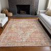 Piper Looms Chantille Global ACN1729 Terracotta Machine Washable Area Rug Lifestyle Image Feature