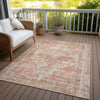 Piper Looms Chantille Global ACN1729 Terracotta Machine Washable Area Rug Outdoor Lifestyle Image Feature