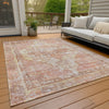 Piper Looms Chantille Global ACN1729 Terracotta Machine Washable Area Rug Outdoor Lifestyle Image Feature