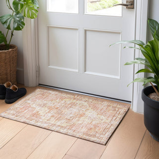 Piper Looms Chantille Global ACN1729 Terracotta Machine Washable Area Rug Scatter Lifestyle Image Feature