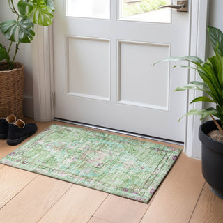 Piper Looms Chantille Global ACN1730 Aloe Machine Washable Area Rug Scatter Lifestyle Image Feature