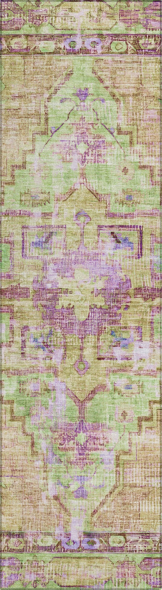 Piper Looms Chantille Global ACN1730 Lime Machine Washable Area Rug Runner Main Image