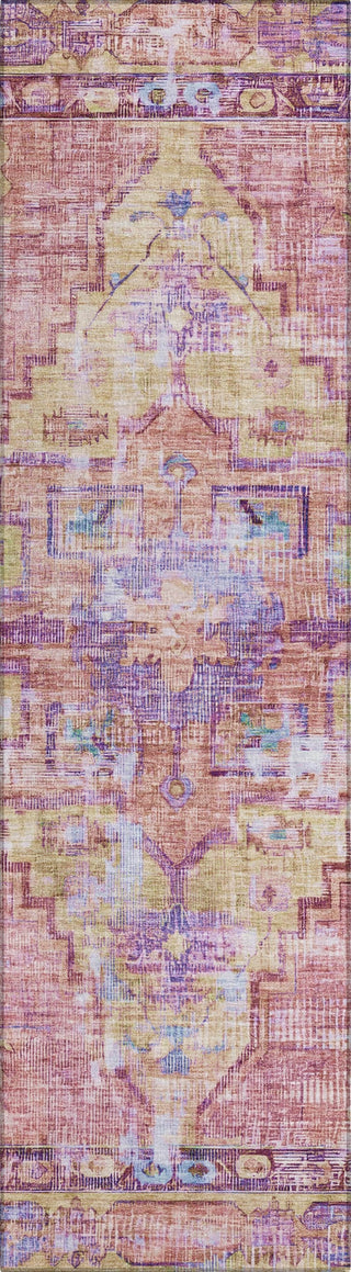 Piper Looms Chantille Global ACN1730 Pink Machine Washable Area Rug Runner Main Image
