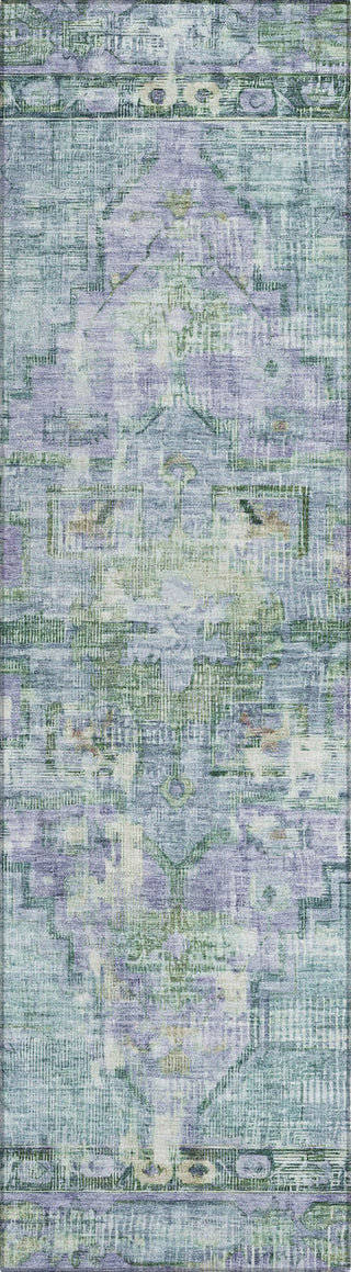 Piper Looms Chantille Global ACN1730 Teal Machine Washable Area Rug Runner Main Image