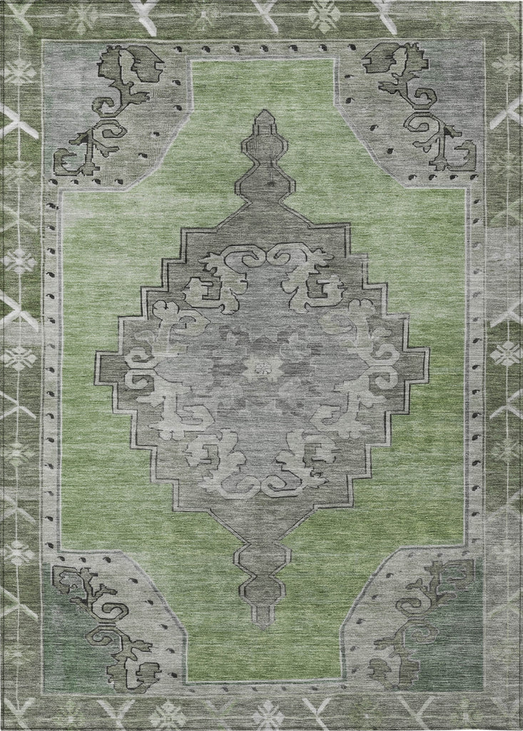 Piper Looms Chantille Global ACN1731 Aloe Machine Washable Area Rug main image