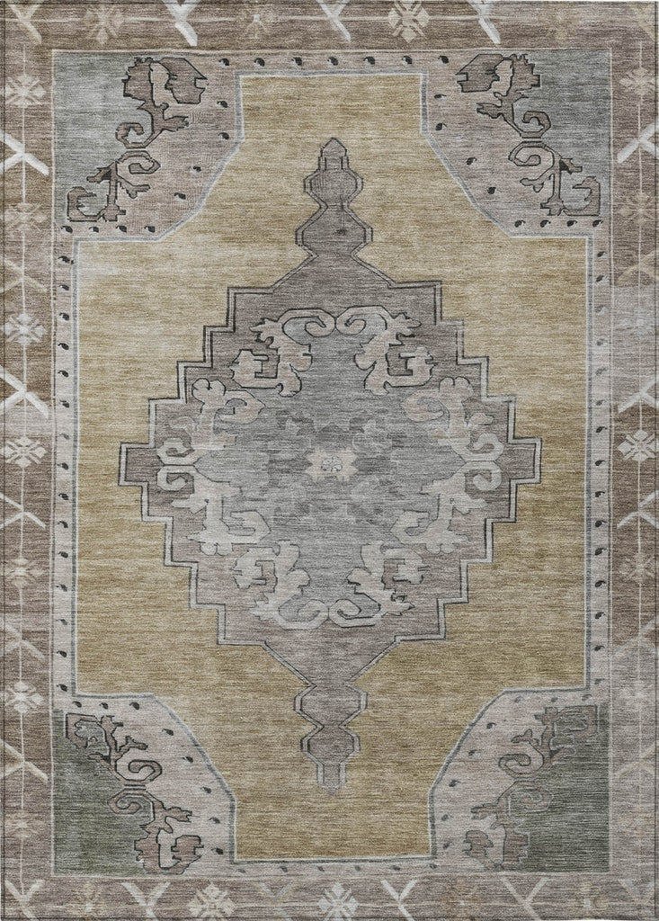 Piper Looms Chantille Global ACN1731 Beige Machine Washable Area Rug main image