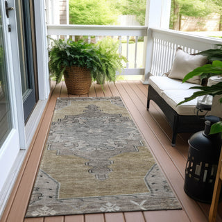 Piper Looms Chantille Global ACN1731 Beige Machine Washable Area Rug Runner Outdoor Lifestyle Image Feature