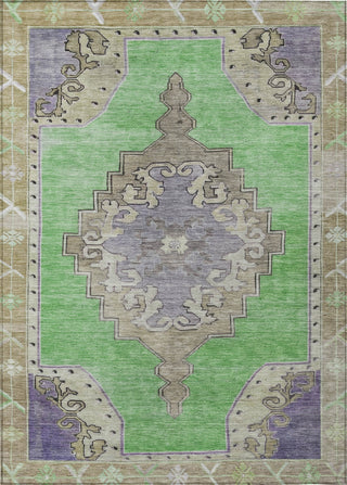 Piper Looms Chantille Global ACN1731 Lime Machine Washable Area Rug main image