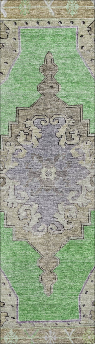 Piper Looms Chantille Global ACN1731 Lime Machine Washable Area Rug Runner Main Image