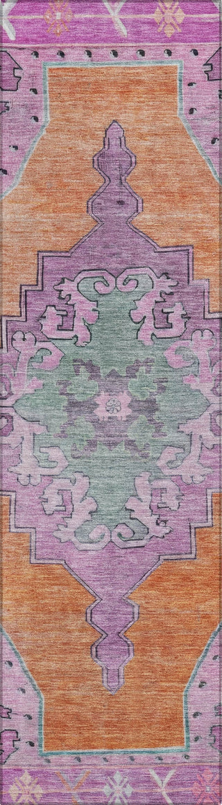 Piper Looms Chantille Global ACN1731 Orange Machine Washable Area Rug Runner Main Image