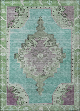 Piper Looms Chantille Global ACN1731 Teal Machine Washable Area Rug main image