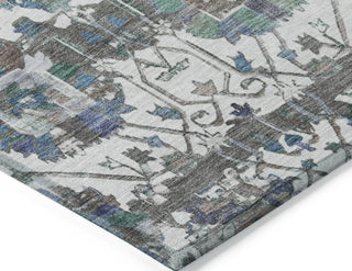 Piper Looms Chantille Global ACN1732 Ivory Machine Washable Area Rug Corner Image