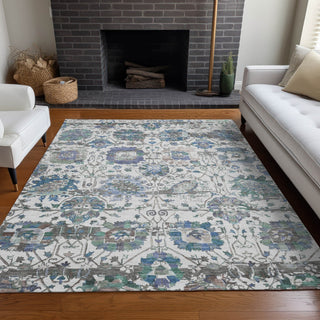 Piper Looms Chantille Global ACN1732 Ivory Machine Washable Area Rug Lifestyle Image Feature