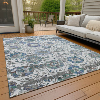 Piper Looms Chantille Global ACN1732 Ivory Machine Washable Area Rug Outdoor Lifestyle Image Feature