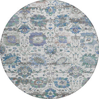 Piper Looms Chantille Global ACN1732 Ivory Machine Washable Area Rug Round Main Image