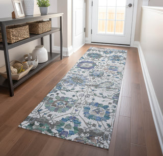 Piper Looms Chantille Global ACN1732 Ivory Machine Washable Area Rug Runner Lifestyle Image Feature